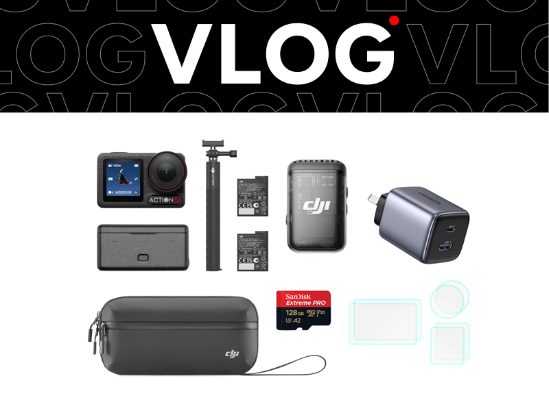 Osmo Action 5 Pro Vlog Bundle (DJI Mic 2)